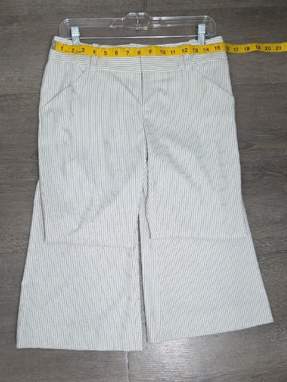 ANTONIO MELANI Ivory Suit with Thin Gray Pinstripes - Picture 8 of 11